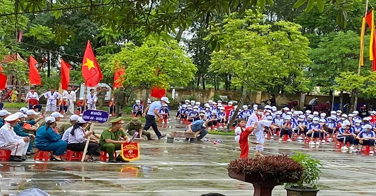 Khai mạc Đại hội TDTT xã Đại Thắng  huyện Vụ Bản tỉnh Nam Định ngày 7.6.2022