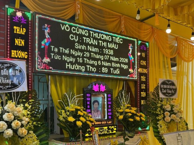 TIN BUỒN: Cụ Trần Thị Màu (tức cụ bà Tuyên) qua đời – hưởng thọ 89 tuổi